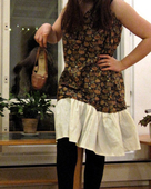 brown dress